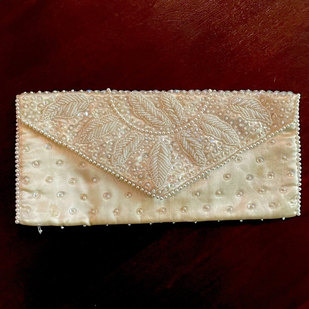 Beaded Vintage Envelope Clutch